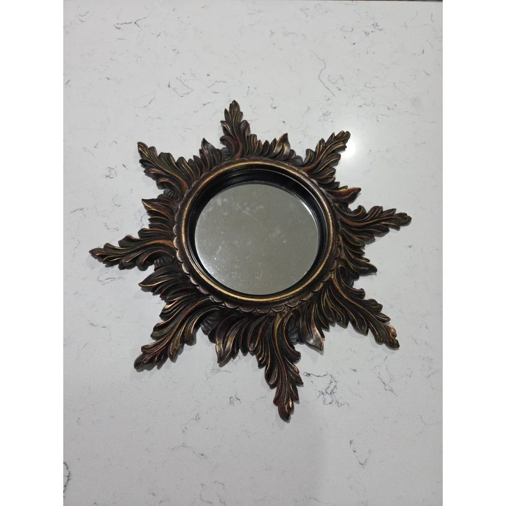 Vintage Euromarchi Starburst Wall Hanger Mirror Made In Italy 20